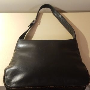 Black Perlina Leather Purse